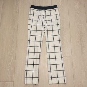 Express Black and White Grid Pants
